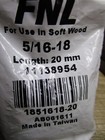  4  5 16 -18 X 20mm Die Cast Zinc Hex Drive Flush Insert For Wood