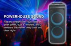 Rockville Rock Party 9 Dual 8  Home portable Bluetooth Speaker Deep Bass effects