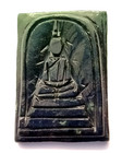 Rare Black Jade Somdej Amulet Thai Buddha Powerful Magic Protection Pendant
