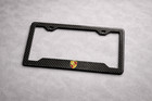 Porsche Carbon Fiber License Plate Frame - 100  Real Carbon Fiber