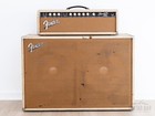 1962 Fender Dual Showman Blonde Brown Panel Vintage Piggyback Tube Amp 2x15
