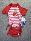 Iplay Infant 2 Piece Swimsuit Size 6 Months Rash Guard Swim Diaper Nwt Upf50 