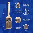 24pk 2 5 angle House Wall trim Paint Brush Set Home Exterior Or Interior Brushes