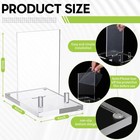 Acrylic Book Display Stand Clear Easel Plate Stand For Displaying Books  Pict   