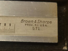 Brown And Sharpe 26  Inch Vernier Caliper  571 In Wooden Starrett Case 0 001 