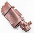 9 25  Handmade Hunting Fixed Blade Knife Leather Sheath Hiqh Quality   Sharpener