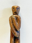 Antique Native American Indian Hand Carved Wooden Spoon  Late 19th Century