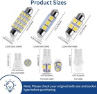 42-piece Super Bright White Led Car Light Bulb Kit For Trucks And Cars
