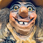 Rare Vintage Fosse Troll  301 Fisherman With Net Original Tag
