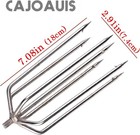 Fishing Harpoon 7 Prong Stainless Steel Gig Gaff Fork Hook Medium 