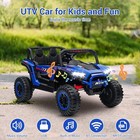24v Kids Ride On Utv Car 2 Seater Electric Vehicle Toys Truck W remote Control