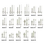 1 2 0 7 0 2mm Hole Luminous Watch Hands Pins Assortment Watchmaker Repair Parts
