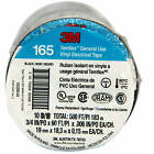 3m Temflex Vinyl Electrical Tape 165 Multi-purpose 3 4  X 60ft Black  3 Pack 