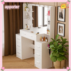 11 Led Lights Makeup Desk Mirror Dressing Dresser Table Dresser Vanity Set Us