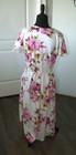 Vintage Reb  In J  220 Floral Midi Dress Size Large Usa Made
