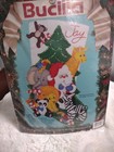 Bucilla Christmas Felt Applique Stocking Kit  Jungle Bells  Santa  Animals 82906