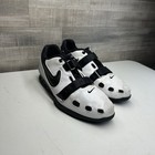 Nike Romaleos 2 Black Leather White Weightlifting Shoes - Us Men   s Size 14