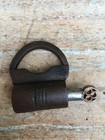 Ancient Antique Original Hand Forged Old Rare Shaped Design Iron Made Lock   Key