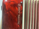 Scandalli Accordion M 359 12 Made In Italy  Beautiful Pearlized Red case  key
