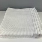 2 Pc Hotel Balfour Oversized Bath Towel Set White Waffle 100  Cotton New