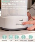 Grownsy Bottle Sterilizer And Dryer Model Ls-be916  Compact Electric Steam Baby