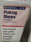 Pinking Shears For Fabric Cutting 9 Inch Stainless Steel Scissors Hobbycut Nip