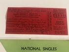 1935 Lawn Tennis Championship   Ticket Fred Perry West Side Club Forrest Hills