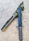 Vintage Okc3s Okc-3s Knife Usmc Marine Corps Bayont Ontario Knife Co   Scabbard