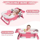 Tpn Collapsible Baby Bathtub For Infants To Toddler With Real-time Temp Monit   