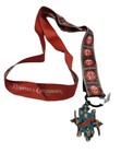 Disney Pirates Of The Caribbean Pin Trading Lanyard With Character Medal Ship