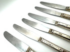 Silver Plated Butter Knives Antique Vintage Retro Dinnerware Design Aesthetic