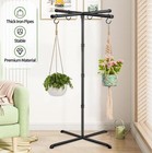 59  Tall Heavy Duty Metal Indoor Plant Hanger Stand With 8 Hooks For Planters