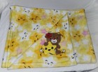 Baby Blanket Yellow White Pink Stars Bear Red Rose Plush