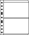 Lighthouse- Vario Stamp Pages For Stamp Albums  Clear 9-hole Binder Pages Wit   