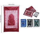 Portable Prayer Mat With Compass Waterproof Pocket Travel Prayer Rug In Bag