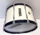 Yamaha 26  Powerlite Marching Band Bass Drum White