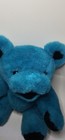 Vintage 90s Grateful Dead Dancing Bear Teal Plush Jointed  Steven Smith 12    Flaw