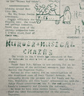 1972 Radical Yippie Newsletter Potheads Tricky Dick Nixon Vietman War Document