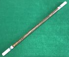 1 Pc Magicians Wand- Figured Bocote Wood  faux Tips aluminum Accents