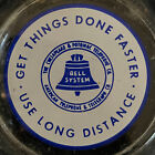 Vintage Bell System Glass Ashtray Chesapeake   Potomac Telephone Company At t