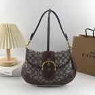 Brown Coach Soho Signature Jacquard Top Handle Shoulder Bag Cj814 Maple Outlet