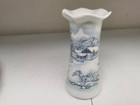 Chinese Old Porcelain  Blue And White With Color Snow Scene Patterns Vase