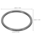 15pcs Zinc Alloy Seamless Metal O Rings For Macrame And Handbag Hardware