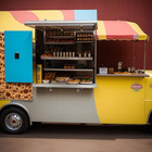 Folding Concession Shelf 48  X 12  For Kitchen  Food Truck  Garage