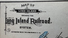 Antique 1884 Map Of Long Island Showing The Long Island Railroad   Connections