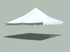 Replacement Pole Tent Canopy Top 20x20 White Cover Event Wedding Party Gazebo