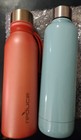 Water Bottle Lot Of 4  Metal  Glass  Plastic