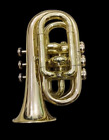Pocket Trumpet Professional Model Compact Size Brass Polish Jazz Trumpet