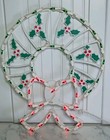 Vintage Christmas Wreath Window Silhouette Light Decoration Impact Plastics  17   