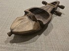 Vintage Nepali Sarangi Hand Carved Folk Music Instrument